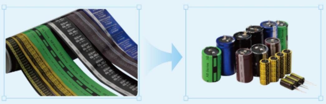 PET heat shrink tubes for capacitors PET heat shrink tubes for capacitors