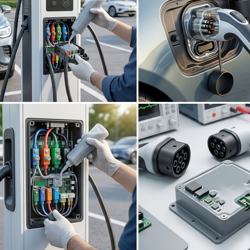 EV Charger Thermal Management Potting Compounds EV Charger Thermal Management Potting Compounds