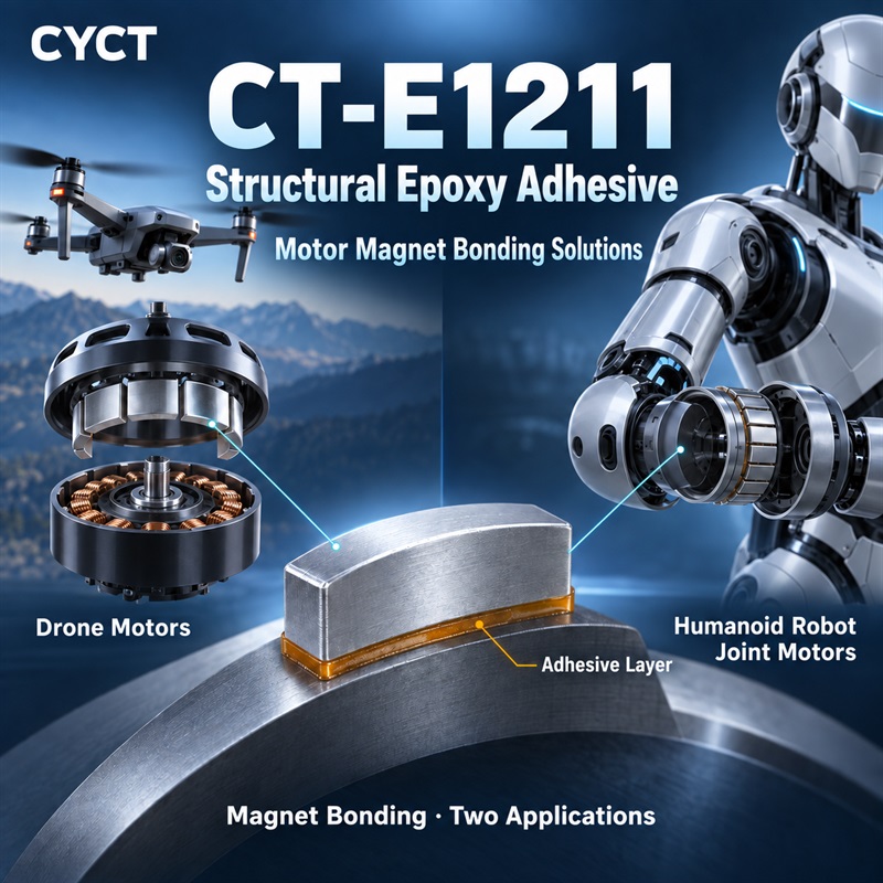 CT-E1211 One-component Epoxy Structural Adhesive for Drone Motors and Humanoid Robot Joint Motors CT-E1211 One-component Epoxy Structural Adhesive for Drone Motors and Humanoid Robot Joint Motors