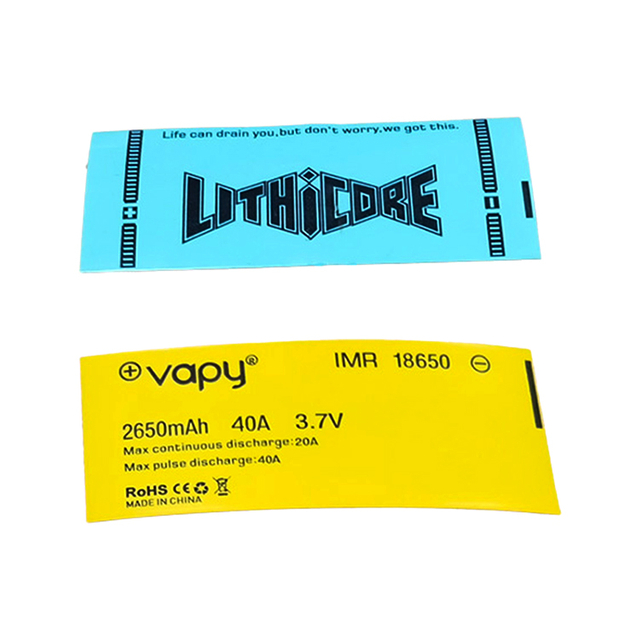 Customized PET heat shrink sleeve, flame retardant lithium battery shrink wrap, high voltage protective PET heat shrink tube