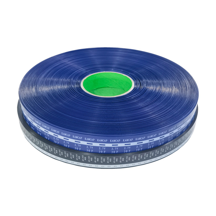 PET heat shrink sleeve for aluminum electrolytic capacitors