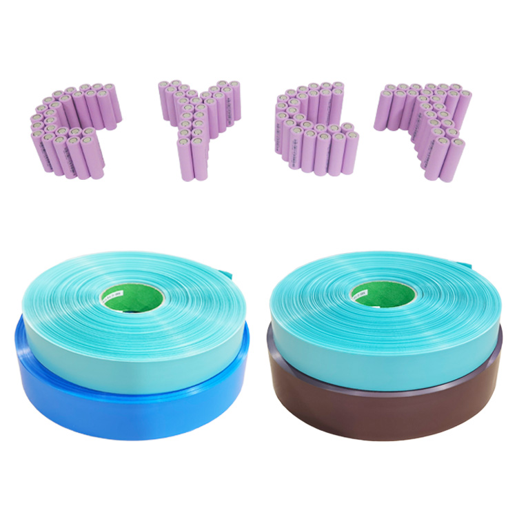 Custom Wholesale PET heat shrink sleeve for 18650 lithium battery cell