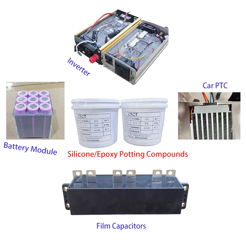 Two-Part Silicone/Epoxy/PU Thermally Conductive Potting Compound