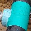 Pipeline protection visco elastic coating application
