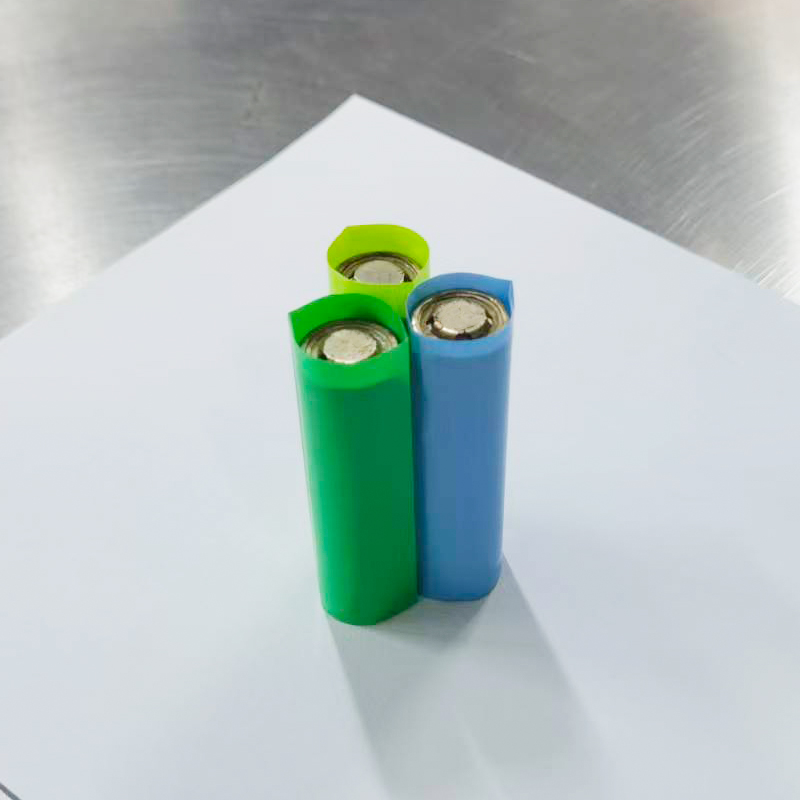 Different colors 18650 battery PET shrink wrap