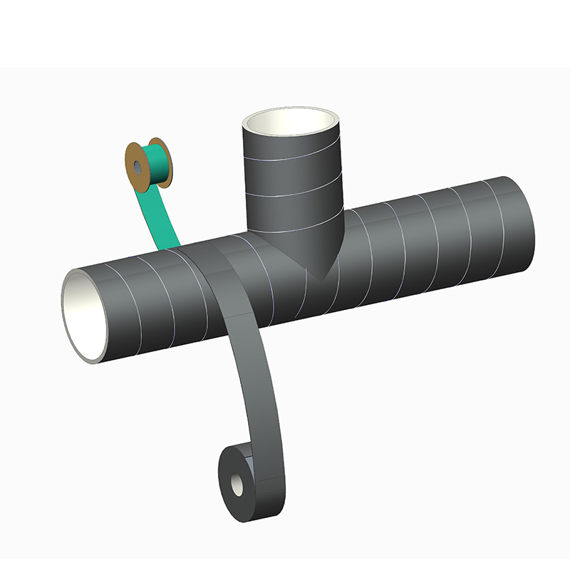 pipeline cold applied tape, visco elastic tape, pipeline coating protection