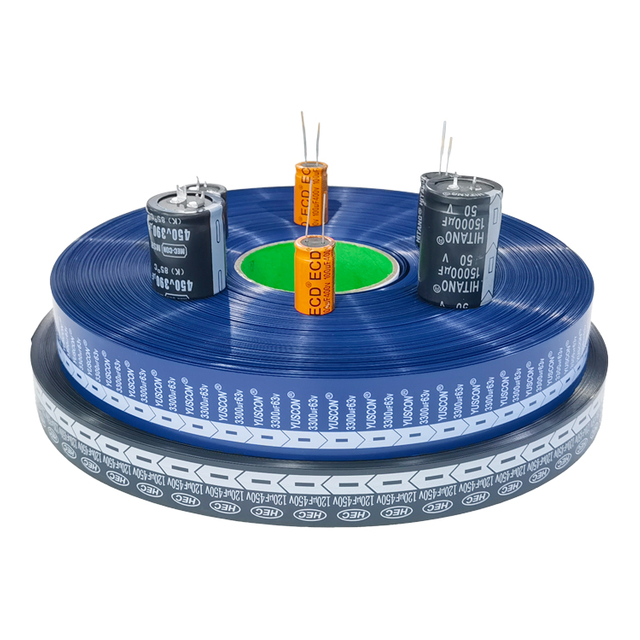 Capacitor wrap PET heat shrink sleeves