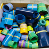 physical protection battery heat shrink wrap tube, recyclable PET heat shrink tubing for energy storage battery
