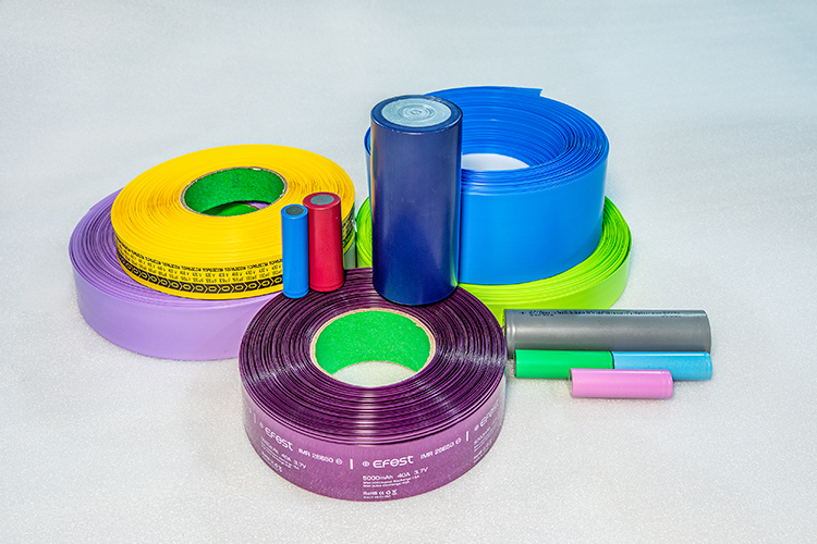 Cylindrical Cell PET Heat Shrink Sleeves