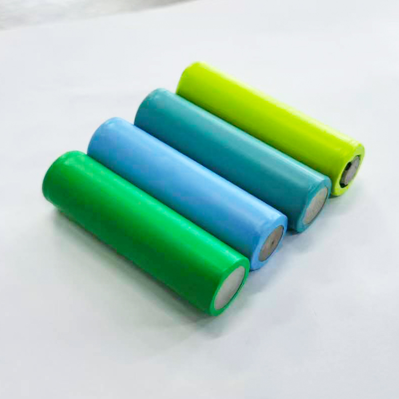 Multi-color 18650 batteries