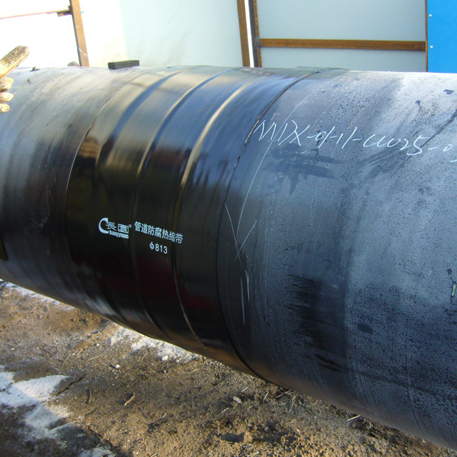Pipeline girth weld protection, field joint coating, corrosion protection 3-layer heat shrinkable sleeve system, viscoelastic sealing tape, viscoelastic paste, pipeline anti-corrosion tape