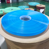 Blue color PET heat shrink tubing for cylindrical Li-ion NCA NCM LifePO4 battery cell protection
