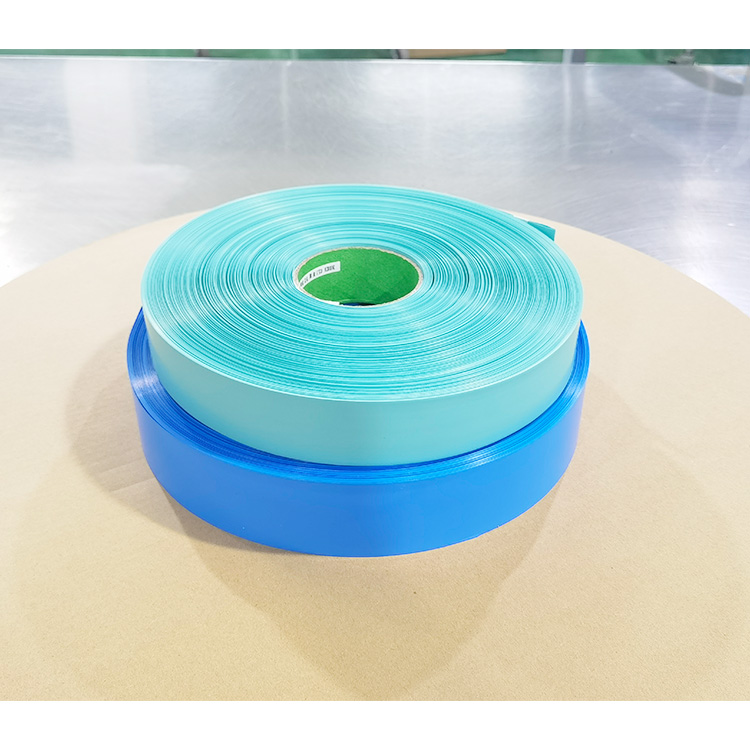 PET heat shrink sleeve for cylindrical batteries, green shrink tube, flexible shrink tubing, heat shrink fep tubing